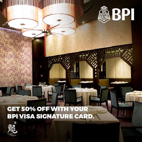 bpi visa signature dining promo|BPI .